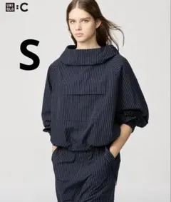 UNIQLO:C フーデッドプルオーバーシャツ