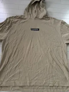 KANGOL フード付き Tシャツ ベージュ