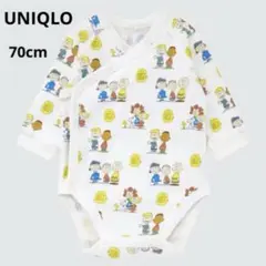 ユニクロ ピーナッツ2021秋冬ボディスーツ ロンパース スヌーピー ベビー服