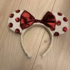 ミニーちゃん ディズニーカチューシャ スパンコール