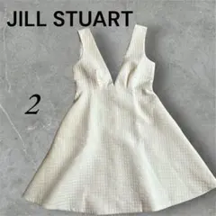 ジルスチュアート　キルティングジャンスカ　定価24000 アイボリー　ワンピース