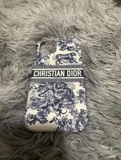 クリスチャンディオール iPhoneケース トワルドゥジュイ ネイビー