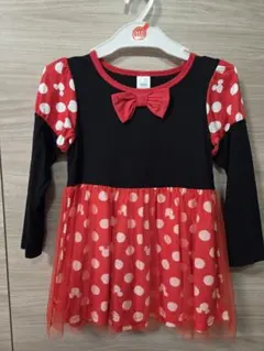 ミニーマウス風　ワンピース 110