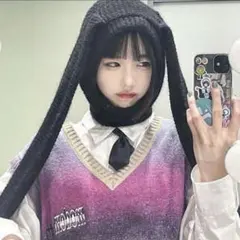 1177 TTT MSW Kasuri Knit Vest あのちゃん着用 XLのサムネイル