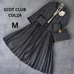 スコットクラブセレモニーセットアップМサイズ　ノーカラージャケットツイード