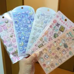 ボンボンドロップシール 新作 パールベール 2種 きゅるるん2枚　5枚セット
