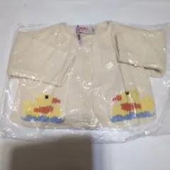 Cath Kids クリーム色 カーディガン 0-6ヶ月