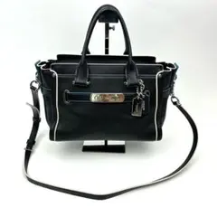 コーチ COACH スワッガー 2way ショルダーバッグ ハンドバッグ レザー