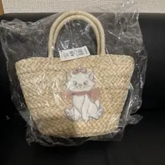 新品 ポール&ジョー カゴバッグ サガラ刺繍 ジプシー 猫 白 巾着