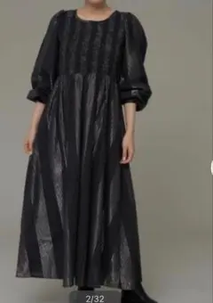 URBAN RESEARCH シャーリングシャイニーチェックワンピースのサムネイル