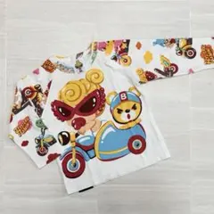 ヒステリックミニ «80» チキチキ miniちゃん ラグラン 長袖 ロンT 白