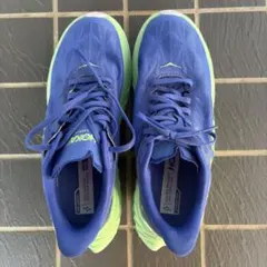 HOKA ONE ONE ランニングシューズ ブルー グリーン 26cm