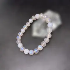 【高品質】天然石パワーストーン　ムーンストーンブレスレット　8㎜