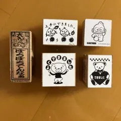 先生スタンプ　まとめうり　５点セット