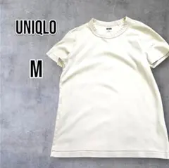 UNIQLO U 半袖Tシャツ M ライトベージュ コットン　無地