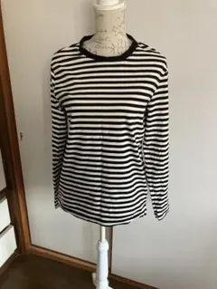H&M ボーダー柄 長袖Tシャツ
