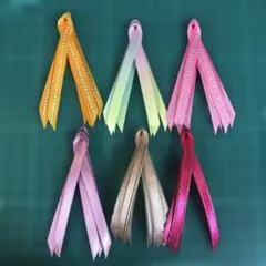 【No.664】大きめシールに付けるリボンのみ30枚