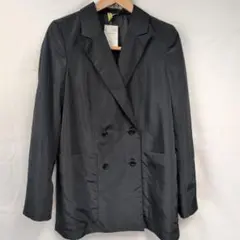 黒 ダブルブレスト テーラードジャケット EUR 34