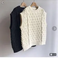 AURALEE Hard Twist KnitVest ニット　ベスト