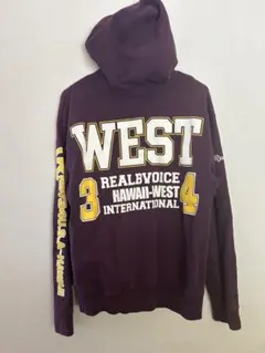 RealBvoice WEST フルジップパーカー 34サイズ 紫色のサムネイル