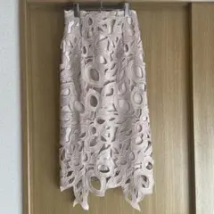 レースタイトスカート ロングスカート