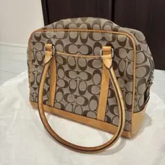 COACH コーチ手提げバック ベージュ