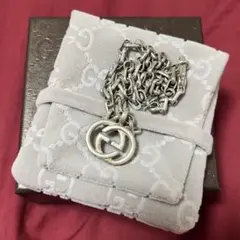 GUCCI シルバー925 ネックレス ロゴペンダント