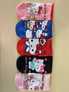 キティーちゃん　靴下5点セット　《新品》