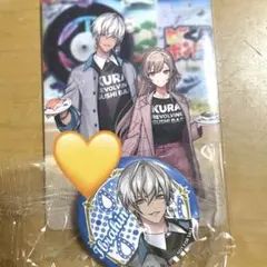 にじさんじ くら寿司 イブラヒム 缶バッジ メイフ カード