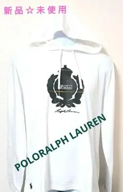 POLO RALPHLAUREN ポロラルフローレン パーカー ロンT 白