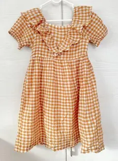 【H&M】チェックワンピース 120サイズ