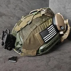 新品 実物NIJ IIIA防弾ヘルメット Fast SFタイプ ODフルセットTのサムネイル