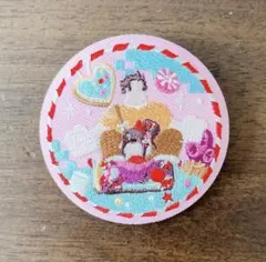 ディズニー刺繍缶バッジ　シュガーラッシュ