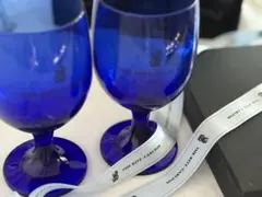 新品未使用THE RITZ-CARLTON 青色グラス 2個セット