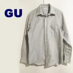GU ストライプ 長袖シャツ Sサイズ