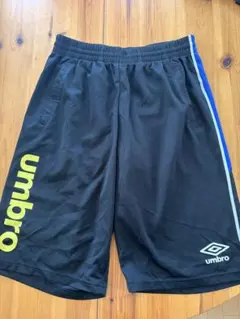 umbro サッカー ハーフパンツ ブラック ブルーのサムネイル