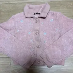 ZARA カーディガン ピンク 長袖