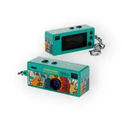 スマホOK THUMB CAMARA Kodak charmera風　ターコイズ