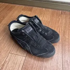 Onitsuka Tiger ブラックスニーカー 22.5