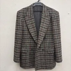 J.PRESS チェック柄 ウールダブルジャケット
