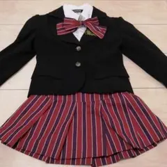 ＢＬＯＣ美品　冠婚葬祭入学式入園式卒園式フォーマルスーツストライプ110120