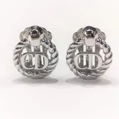 DIOR イヤリング CDロゴ シルバー アクセサリー【R85】