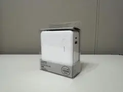 【未開封】急速充電ができるモバイルバッテリー付充電器　１００００ｍＡｈのサムネイル