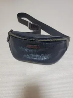 Daniel & Bob ボディバッグ レザー ナノユニバース別注 ブラックのサムネイル