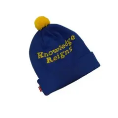 Supreme ニット帽 Knowledge Reigns 青 ブルー