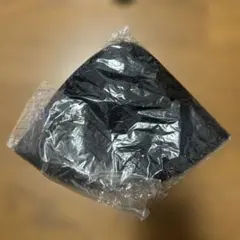 黒ファーバケットハット