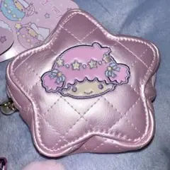 キキララ　ララ　サンリオ　リトルツインスターズ キルティング　ポーチ　星型