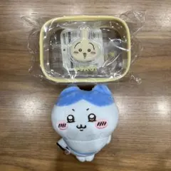 m**様 ちいかわ ぷっくりクリアミニポーチ　うさぎ　ハチワレ　マスコット　ぬい