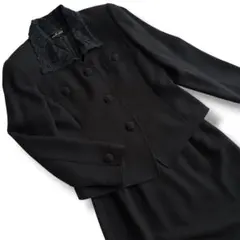 TOKYO IGIN ブラック セットアップ レース襟 2WAY 上品 きれいめ