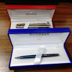 未使用/ WARTERMANボールペンとSHEAFFER 万年筆の筆記具セットのサムネイル